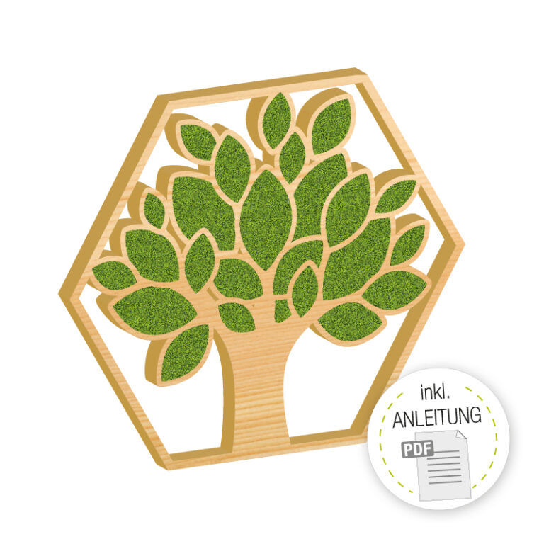 lebensbaum mit moosfuellung