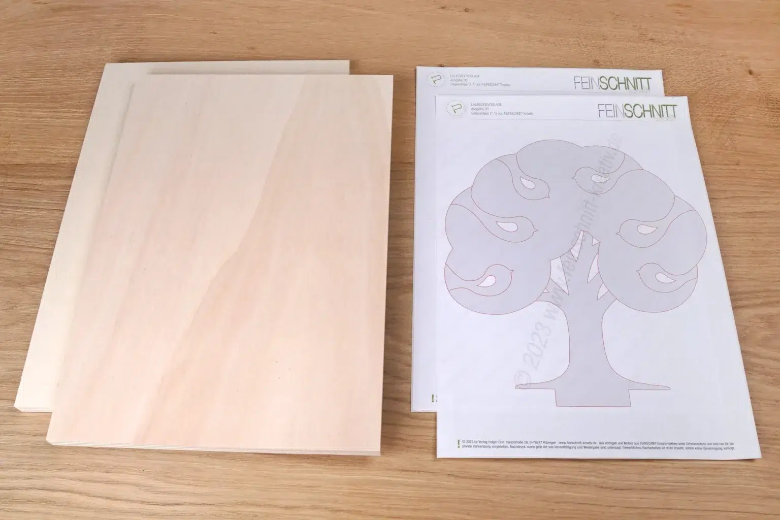 36 01 puzzlebaum holzspielzeug laubsaege dekupiersaege vorlage bereitlegen