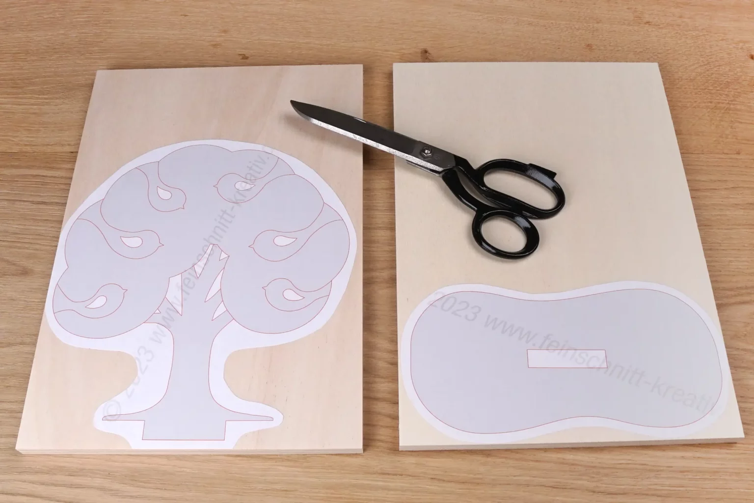 36 02 puzzlebaum holzspielzeug laubsaege dekupiersaege vorlage auf sperrholz kleben