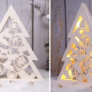 FEINSCHNITTkreativ 37 37-30-leuchtender-weihnachtsbaum-deko-laubsaege-dekupiersaege-vorlage-unbeleuchtet-beleuchtet