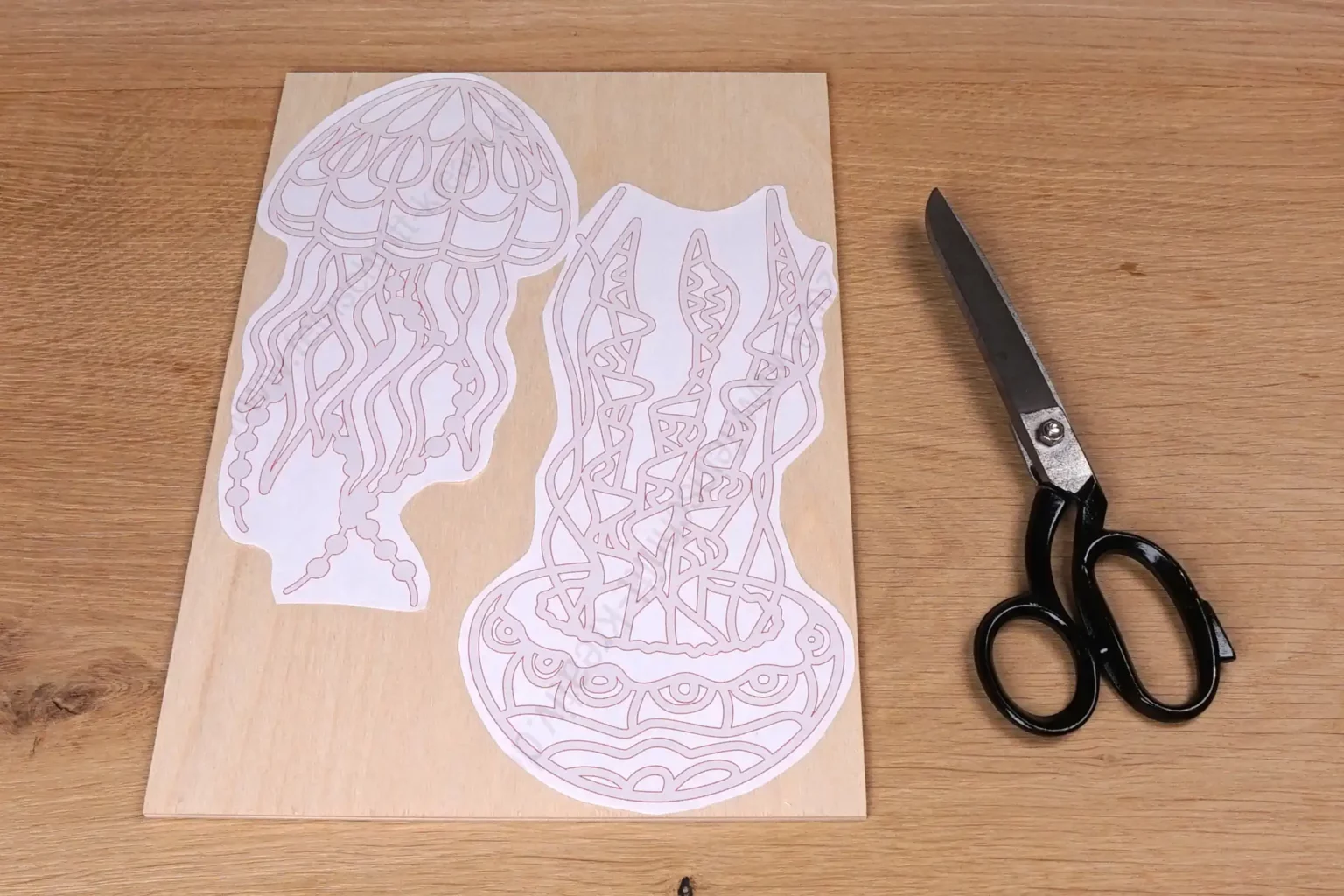 35-02-meeresfeen-sommer-deko-laubsaege-dekupiersaege-vorlage-vorlagenpapier-zuschneiden-aufkleben