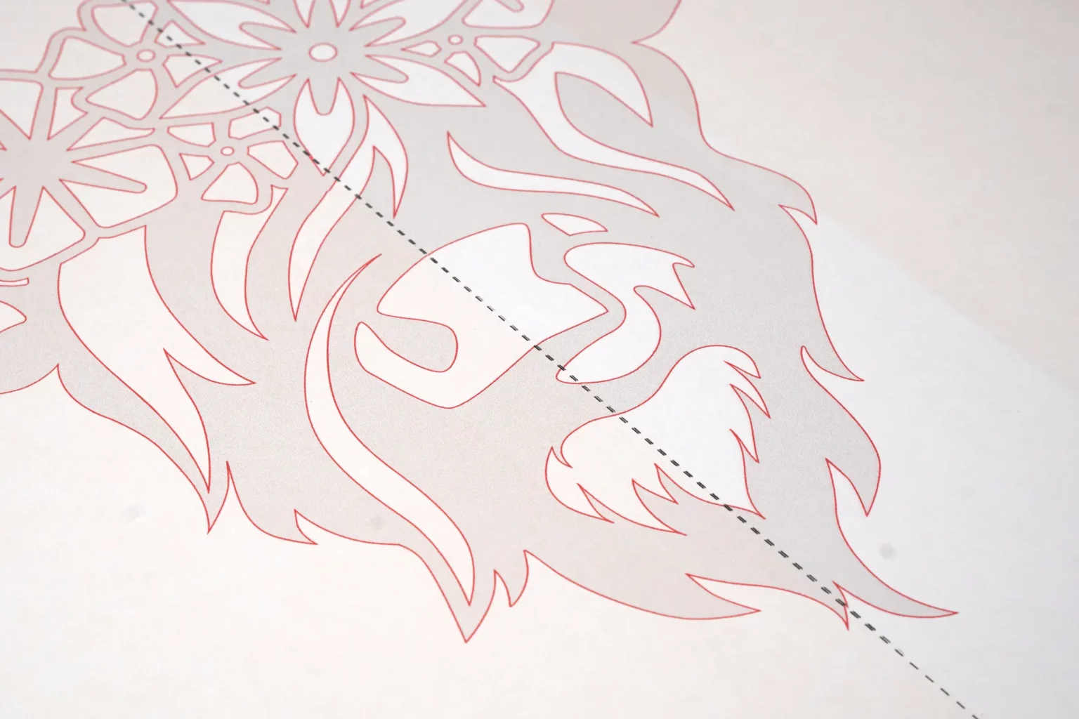 32-02b-almabtrieb-wandbild-laubsaege-dekupiersaege-vorlage-vorlagenpapier-gestrichelte-linie-ansetzen