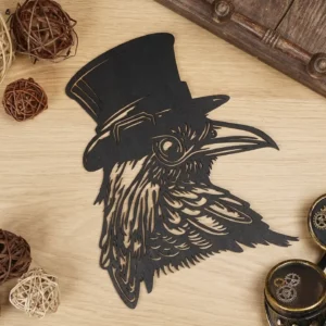 36-titel-02-stattlicher-rabe-wandbild-laubsäge-dekupiersaege-vorlage