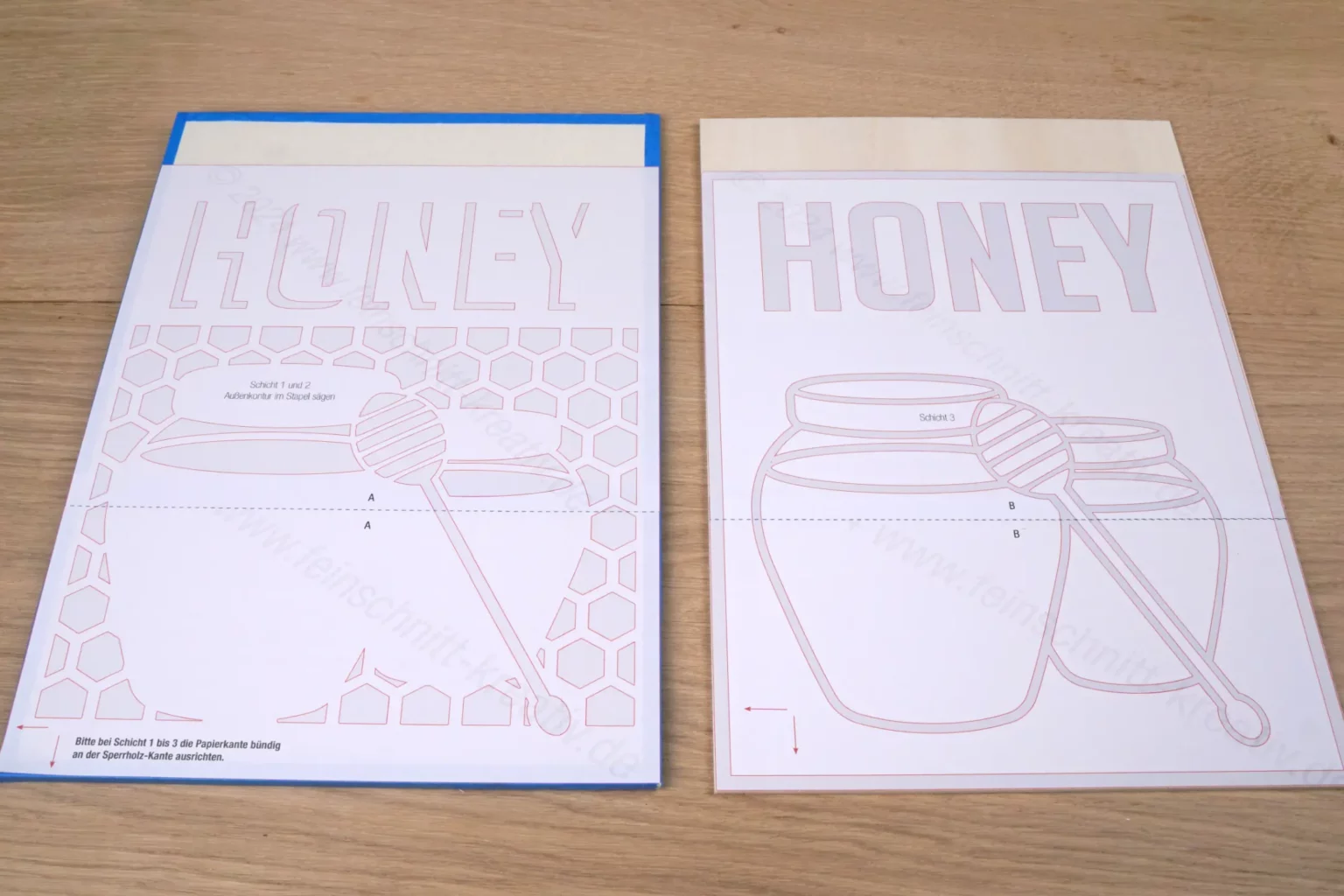 38-05-milk-an-honey-wandbild-deko-laubsaege-dekupiersaege-vorlage-vorlagenpapier-aufgeklebt