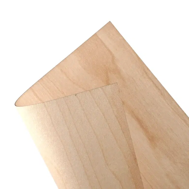 furnierpapier-ahorn-a5-a4-a3-zuschnitt-gebogene-ansicht