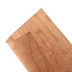 Furnierpapier KIRSCHBAUM furnierpapier-kirschbaum-a5-a4-a3-zuschnitt-gebogene-ansicht