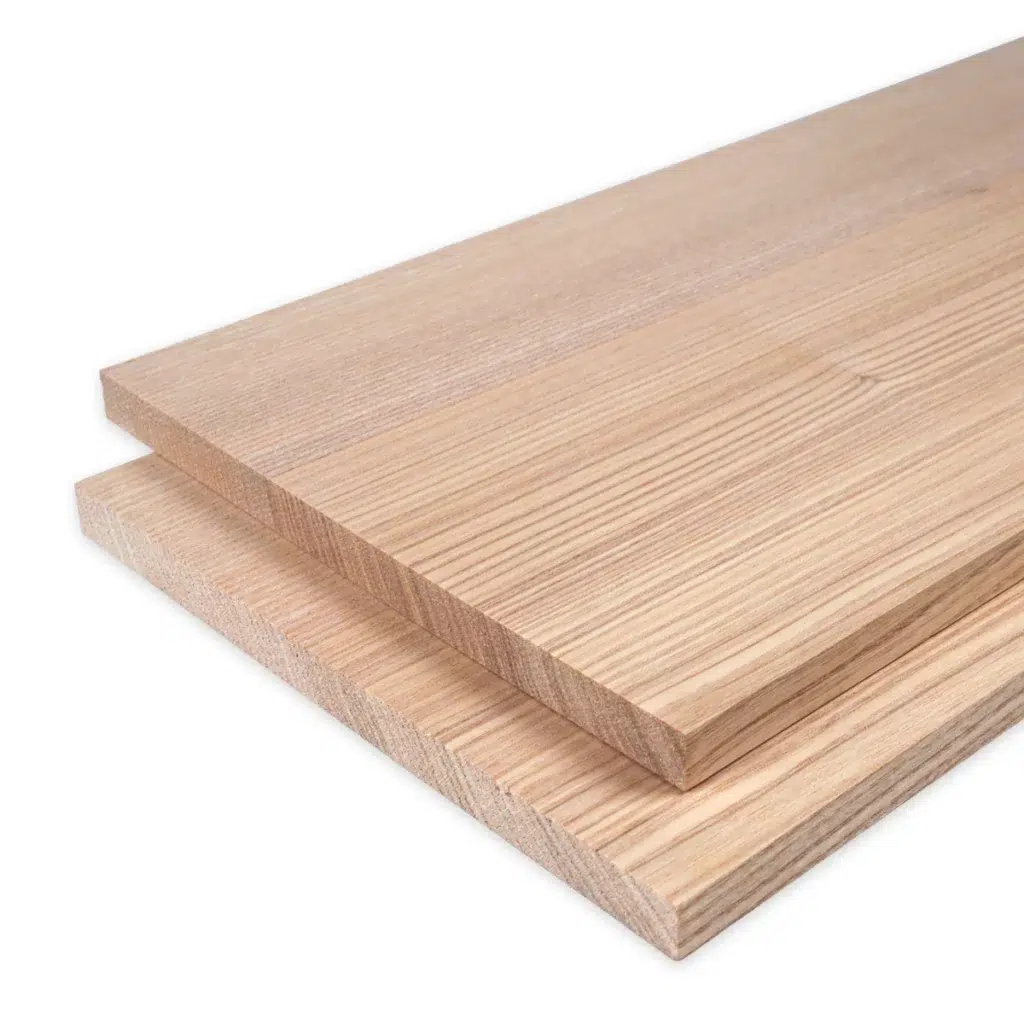 Produktbild von Massivholz Esche Zuschnitt 450x150x20mm - 2 Stück Gehobelt & Geschliffen - Für Holzprojekte
