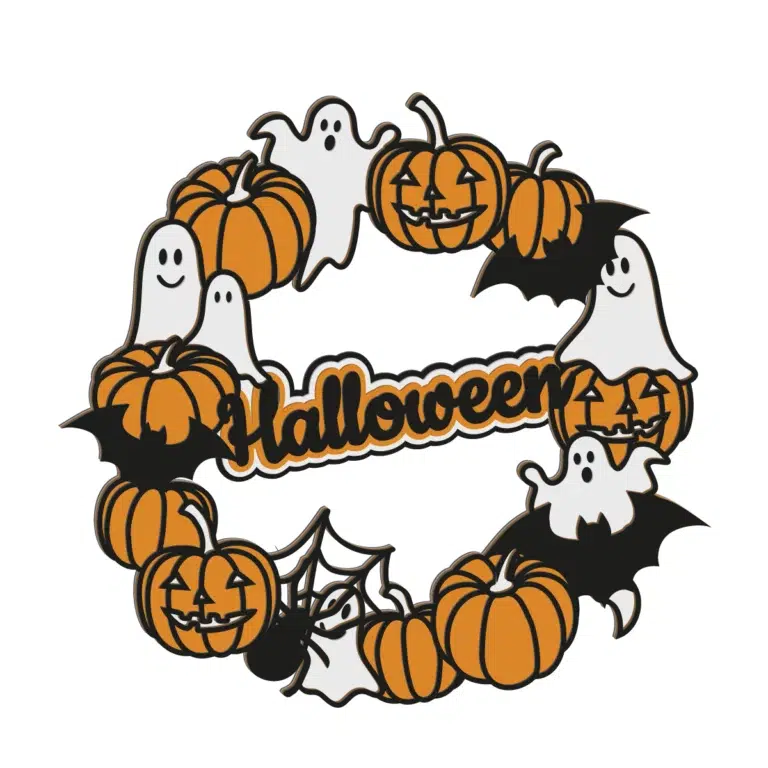 deko-kranz-halloween-schriftzug-tuer-diy-kuerbis-geister-fledermaeuse-digitale-laubsaegevorlage-feinschnittkreativ