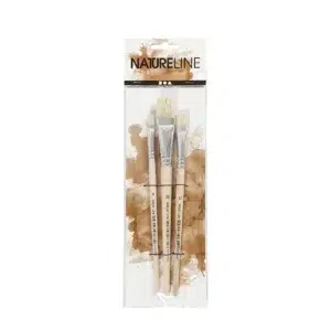 Nature Line 3er-Pinsel-Set (flach) nature-line-pinsel-3er-set-flach-verpackt