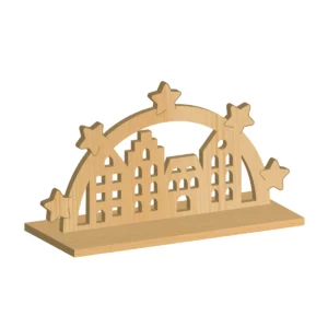 Mini-Schwibbogen STADT mini-schwibbogen-stadt-3er-set-winter-weihnachten-diy-deko-digitale-laubsaegevorlage-holz-optik-motiv-1