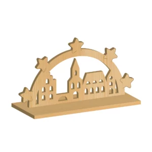 Mini-Schwibbogen STADT mini-schwibbogen-stadt-3er-set-winter-weihnachten-diy-deko-digitale-laubsaegevorlage-holz-optik-motiv-3