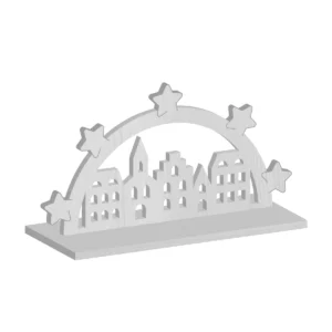 Mini-Schwibbogen STADT mini-schwibbogen-stadt-3er-set-winter-weihnachten-diy-deko-digitale-laubsaegevorlage-weiss-lasiert