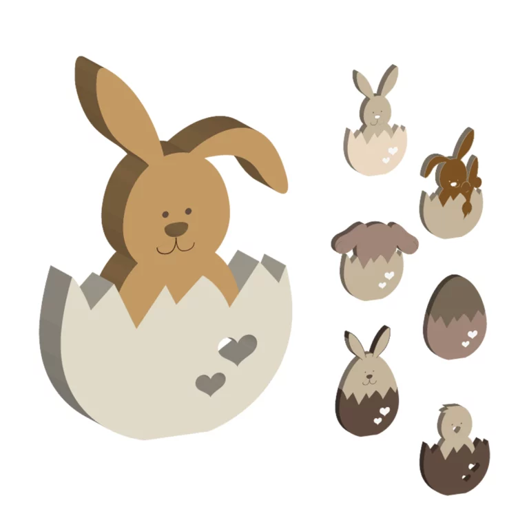 oster-hasen-bande-set-diy-deko-eier-kueken--suess-holz-digitale-laubsaegevorlage-feinschnittkreativ-bunt