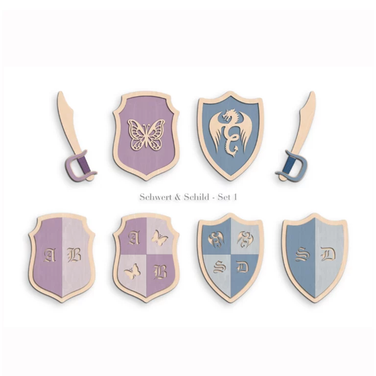 ritter-spiele-drache-schmetterling-schild-schwert-saebel-maedchen-junge-diy-kind-digitale-laubsaegevorlage