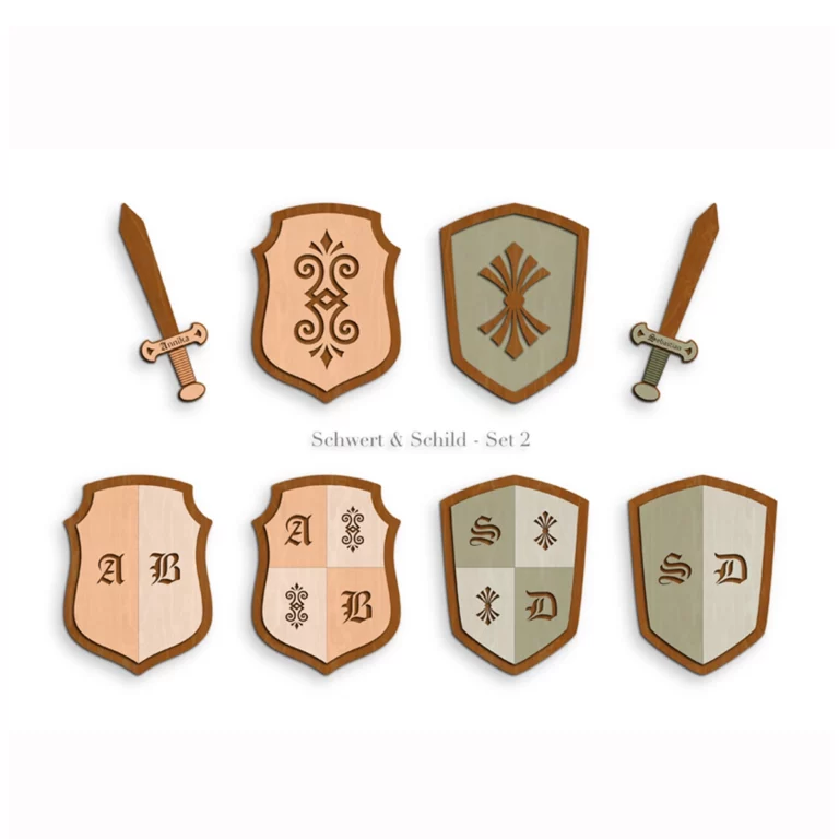 ritter-spiele-keltische-zeichen-schild-schwert-maedchen-junge-diy-kind-digitale-laubsaegevorlage