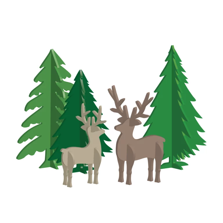 steck-figuren-hirsch-wald-deko-weihnachten-winter-diy-deko-digitale-laubsaegevorlage