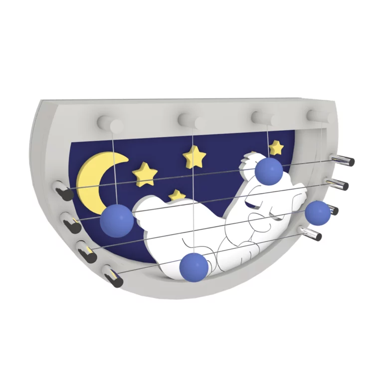 tuer-harfe-schlafender-baer-saiten-klang-spiel-diy-kind-digitale-laubsaegevorlage-bunt