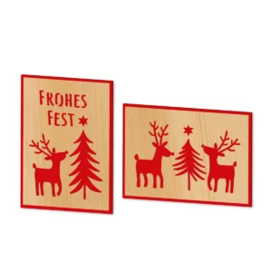 Weihnachtskarten RENTIERE weihnachts-karten-rentiere-set-diy-weihnachten-digitale-laubsaegevorlage-holz-alle