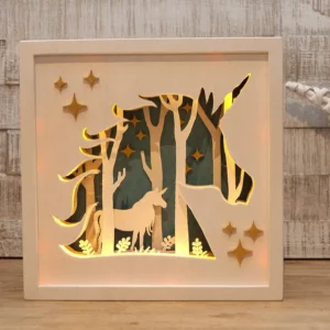 FEINSCHNITTkreativ 17 17-titel-01-einhorn-lichtbox-aufsteller-deko-laubsaege-dekupiersaege-vorlage