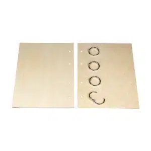Holz-Ringbuch-Set A4 holz-ringbuch-set-a4-einzelteile