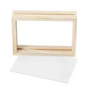 Doppelseitige Bilderrahmen holzprodukte-doppelseitiger-bilderrahmen-holz-glas-2-groessen
