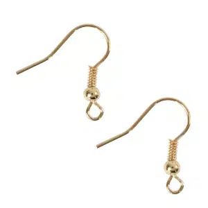 Ohrhaken mit Kugel vergoldet ohrhaken-mit-kugel-vergoldet-10-100-stueck