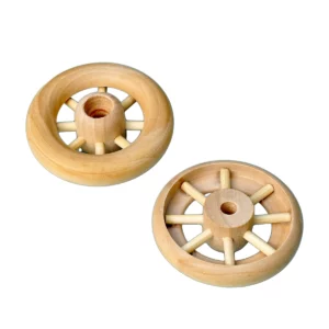 Speichenräder 50 x 10 mm inkl. Achsdübel raeder-reifen-speichenraeder-50-mm-vorne-hinten