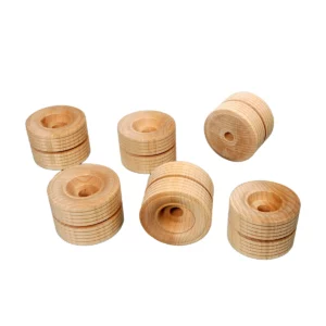 Zwillingsreifen 51 x 38 mm raeder-reifen-zwillingsraeder-holz-51-mm-6-stueck