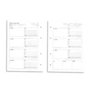 Bullet Journal Inlay ringbuecher-bullet-journal-inlay-kranz-wochenuebersicht