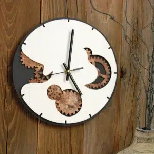 Uhrwerk uhrwerk-schwarz-batteriebetrieben-beispiel