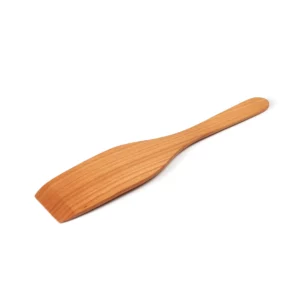 Geschweifter Pfannenwender aus Kirschbaum pfannenwender-aus-holz-kirschholz-30-cm-ansicht-rueckseite