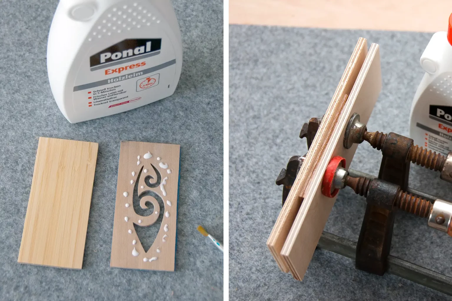 07-05-mini-retro-surfboards-laubsaege-dekupiersaege-vorlage-rueckseite-motiv-leim-auftragen-verleimen-verspannen