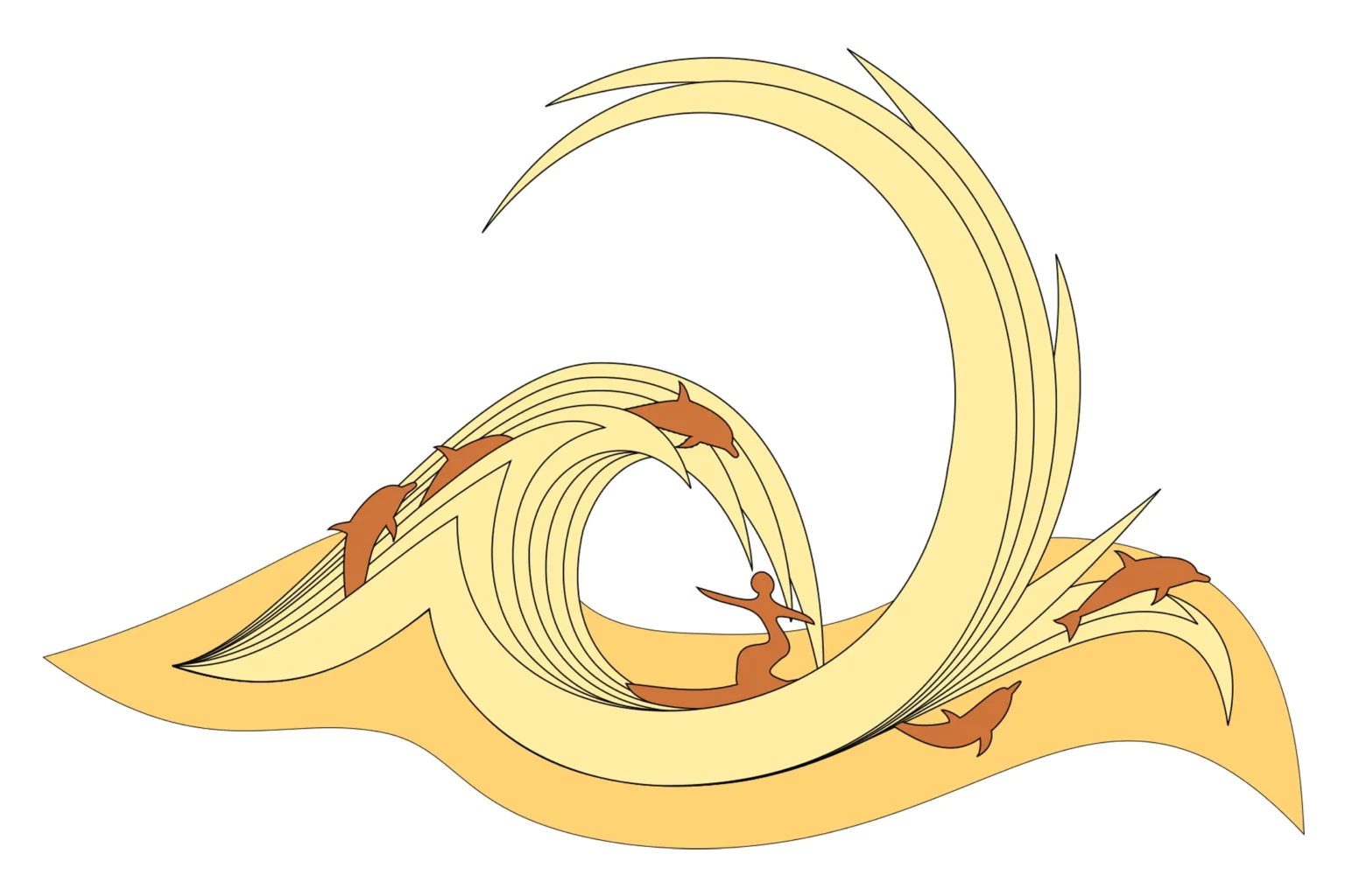 07-01b-die-grosse-ozeanwelle-wanddeko-laubsaege-dekupiersaege-vorlage-skizze-kombination-delfine-sufer