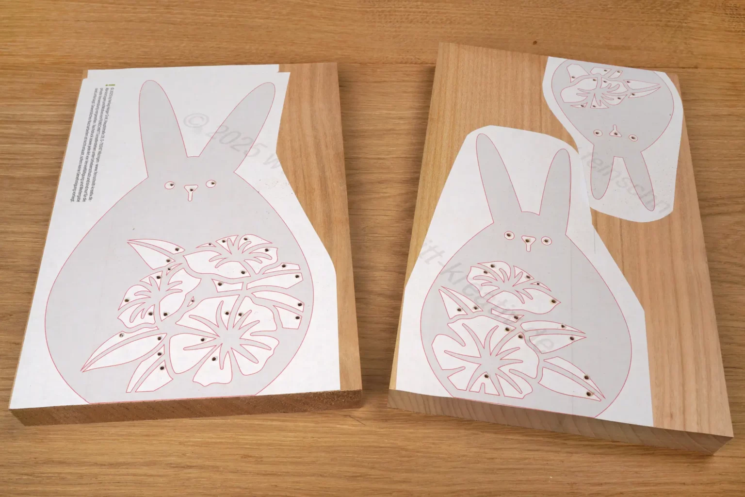 42-03-osterhasen-trio-deko-laubsaege-dekupiersaege-vorlage-platte-teilen-durchsaegen