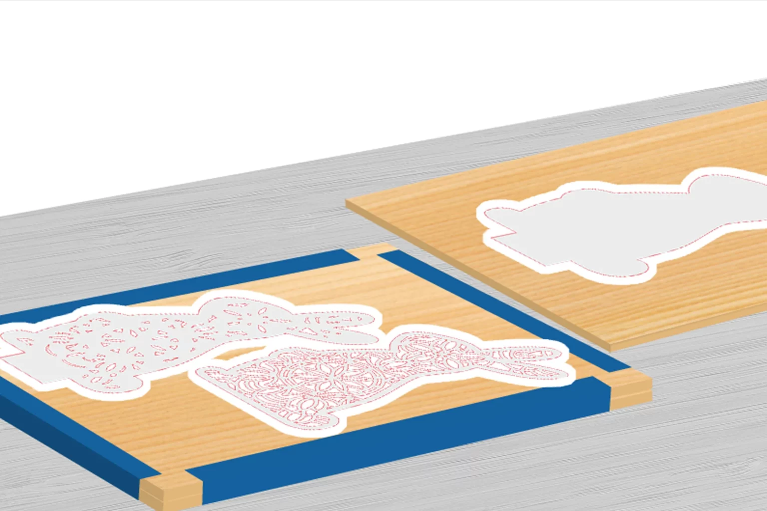 eierhalter-osterhase-deko-02-laubsaege-dekupiersaege-laubsaegevorlage-auf-sperrholz-kleben