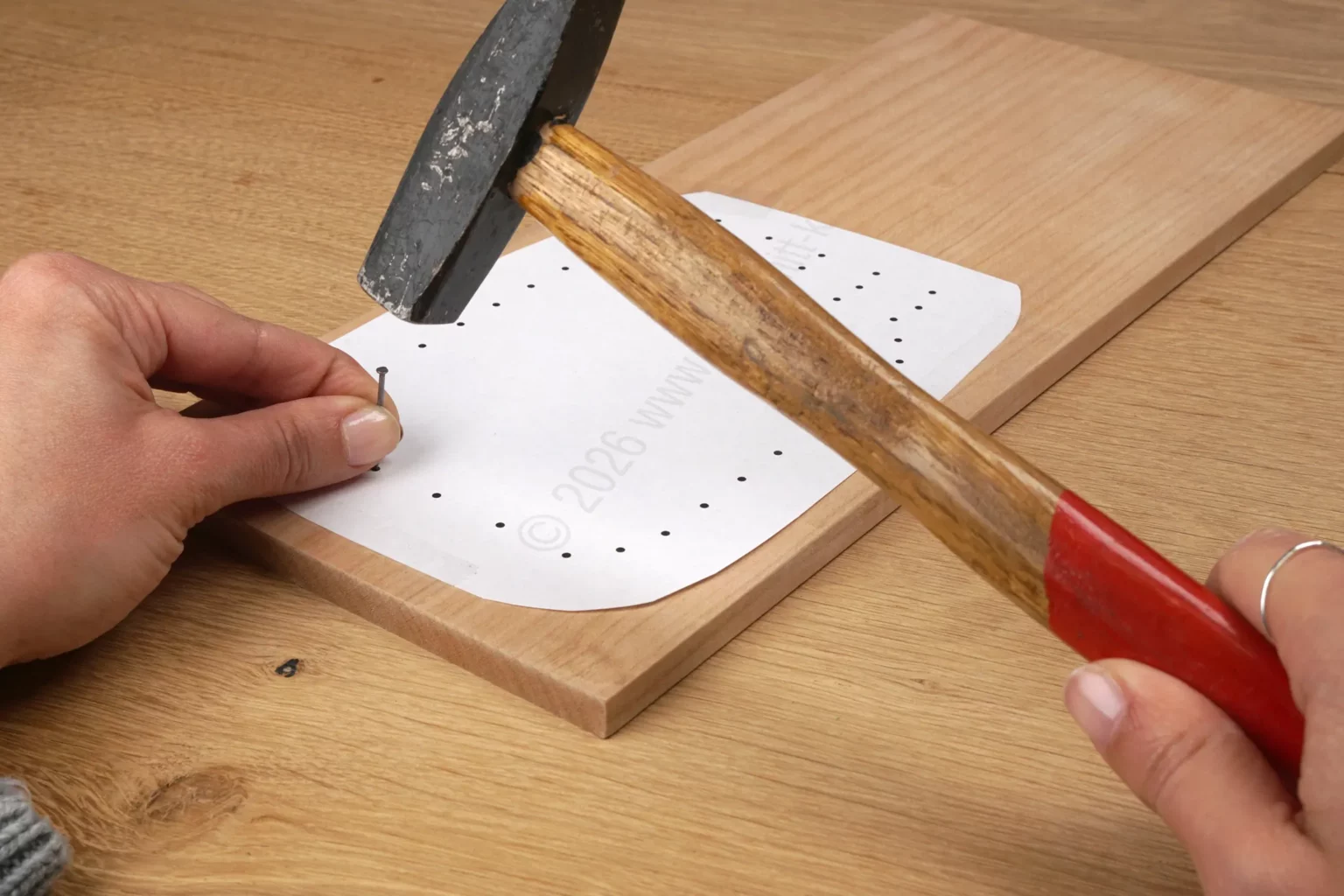 006-string-art-diy-idee-nagelbild-garnbild-blumenvase-loecher-vorstechen