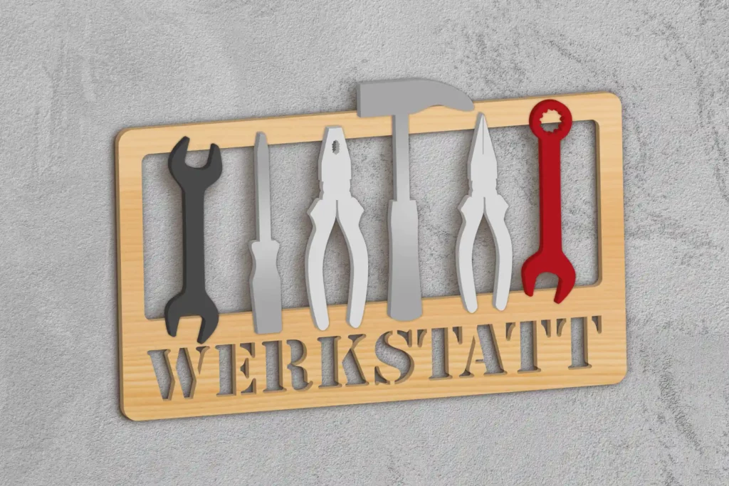 werkstatt-schild-diy-mann-werkzeug-geschenk-vatertag-holz-digitale-laubsaegevorlage-feinschnittkreativ-titel