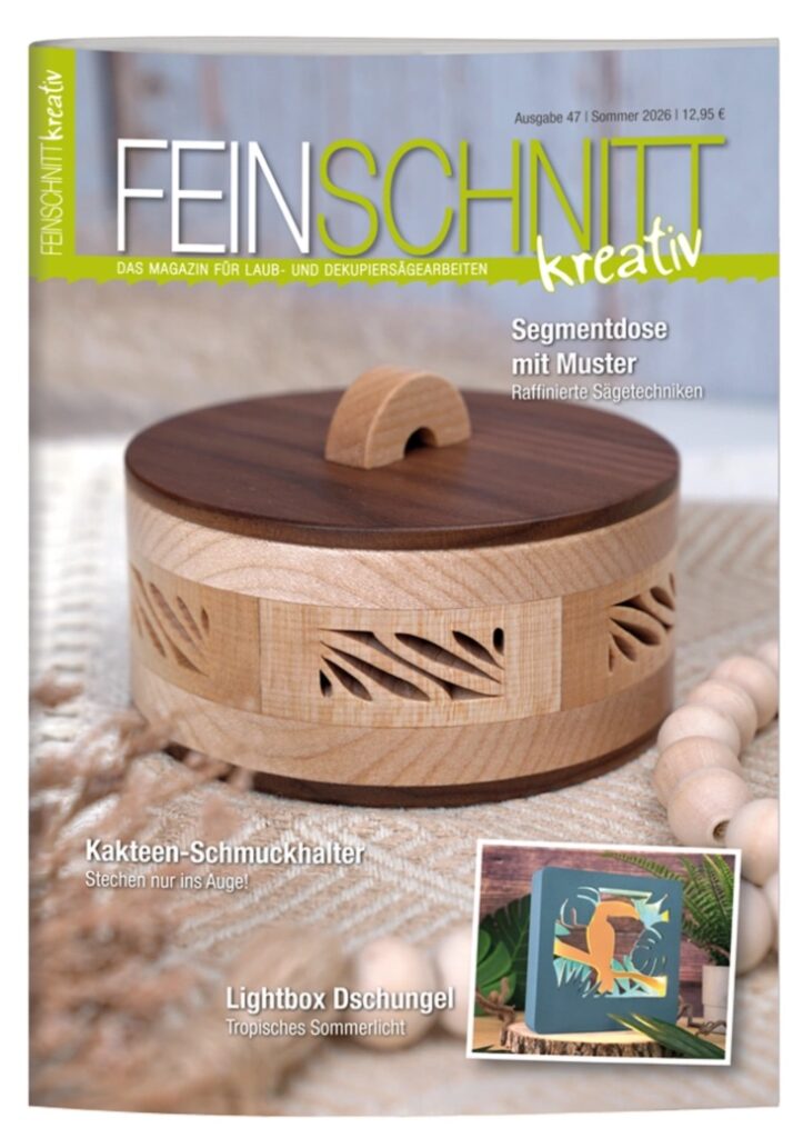 Feinschnitt Ausgabe Hochkant Test