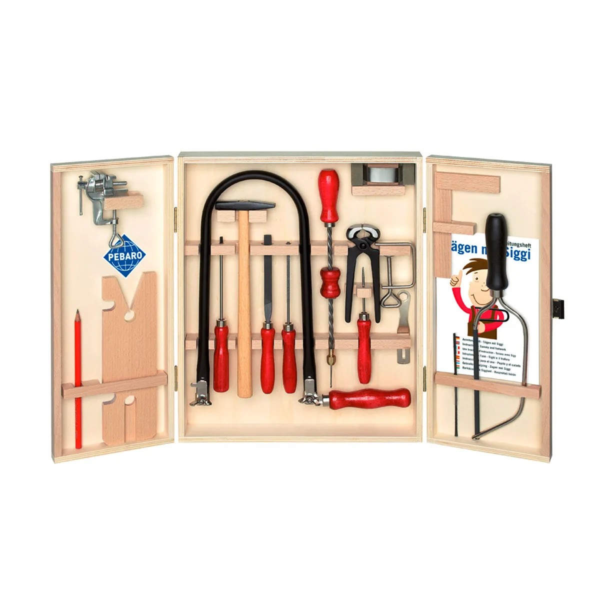 Qualitäts-Laubsägeschrank inkl. Vorlage qualitaets-laubsaegeschrank-pebaro-set-inkl-vorlage-ansicht